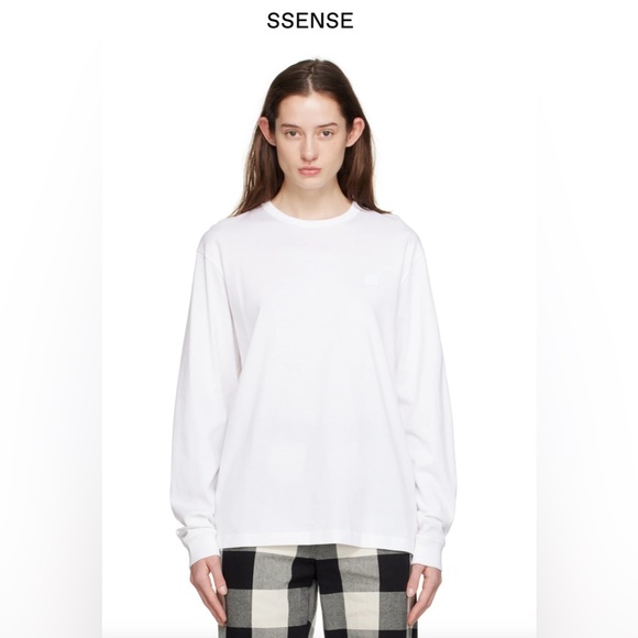Acne Studios NashFace Cotton Longsleeve - Picture 5 of 5